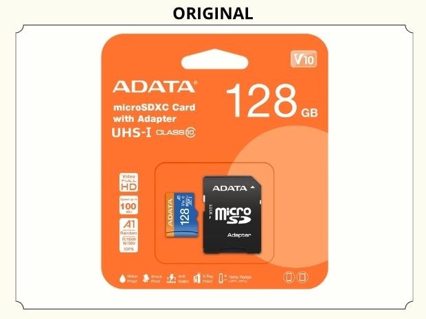&ua MICRO SD ORIGINAL 128 GB ADATA CLASE 10 AUSDX
